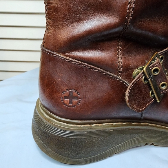 Vintage Dr. Martens Y2K Brown Buckle Riding Boot Style Womens US 6 UK 4 - Picture 6 of 7